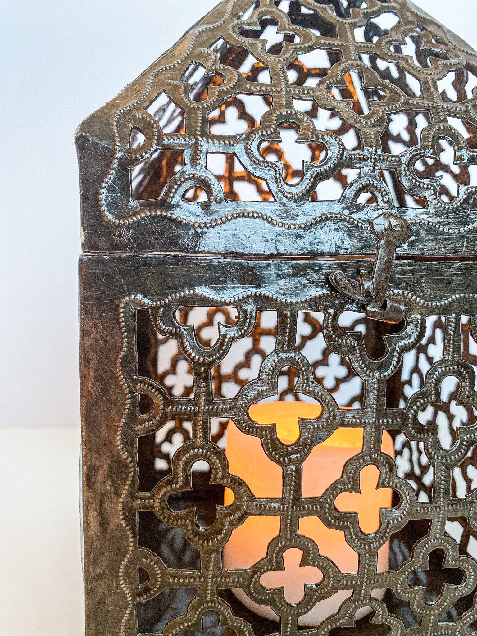 Recycled Metal Lantern